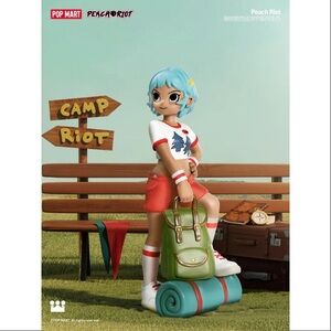 🏕️ Peach 🍑 Riot Rush Hour Camp counselor confirmed open box/not open bag! NEW